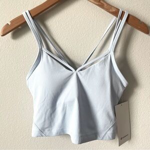 NWT Lululemon Align Strappy Ribbed Tank Windmill Size 4